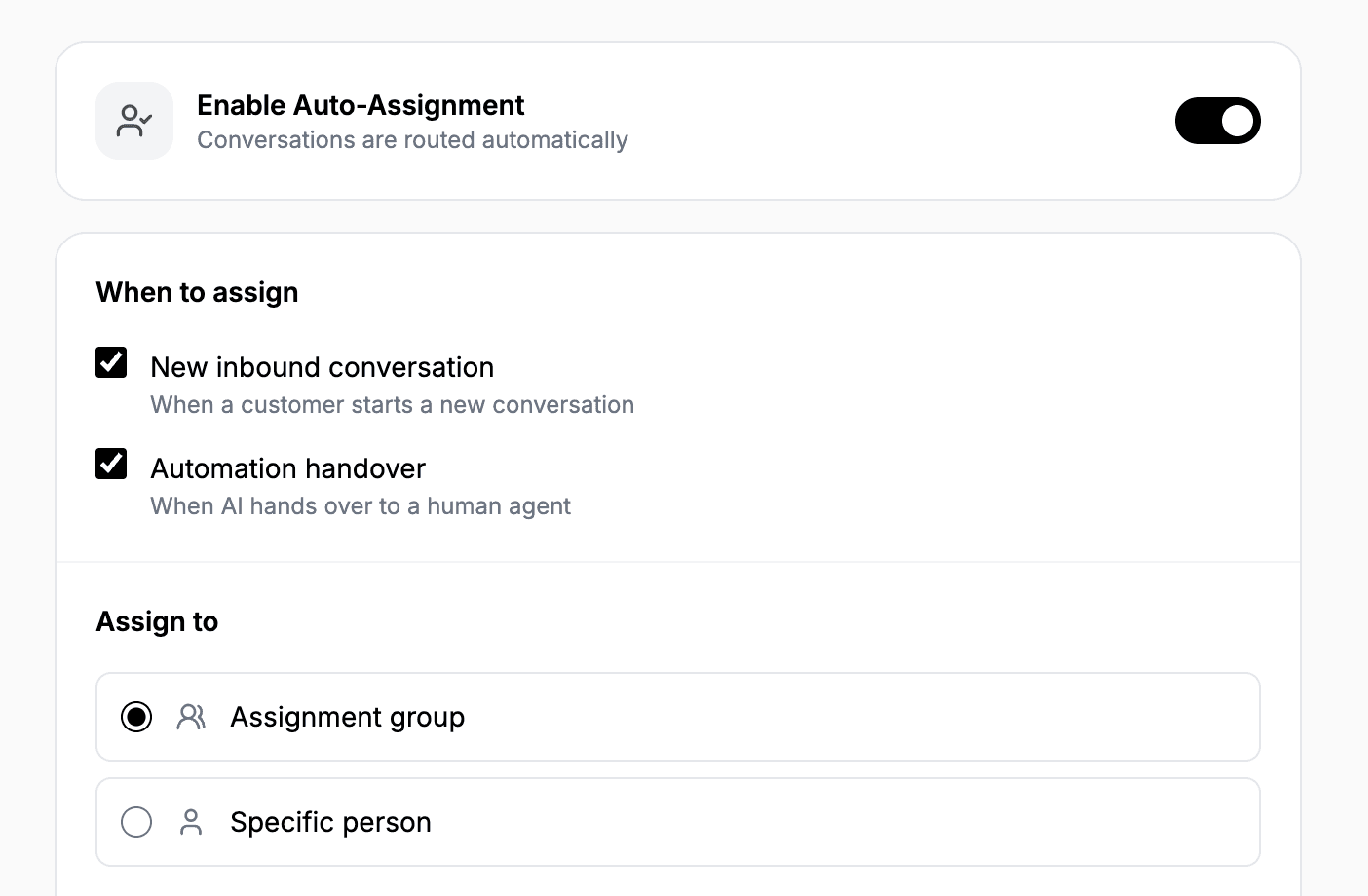 Intelligent Assignment