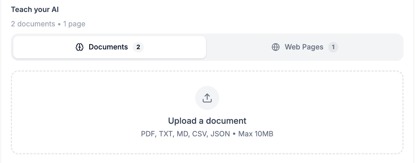 Assistant trained on your data